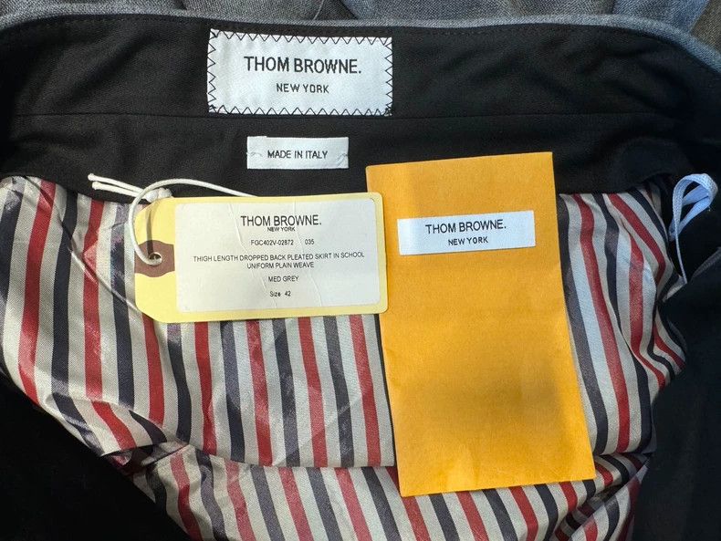 Thom Browne Thom Browne Classic Pleated Skirt 42 Size - dmc Size US 31 - 3 Thumbnail