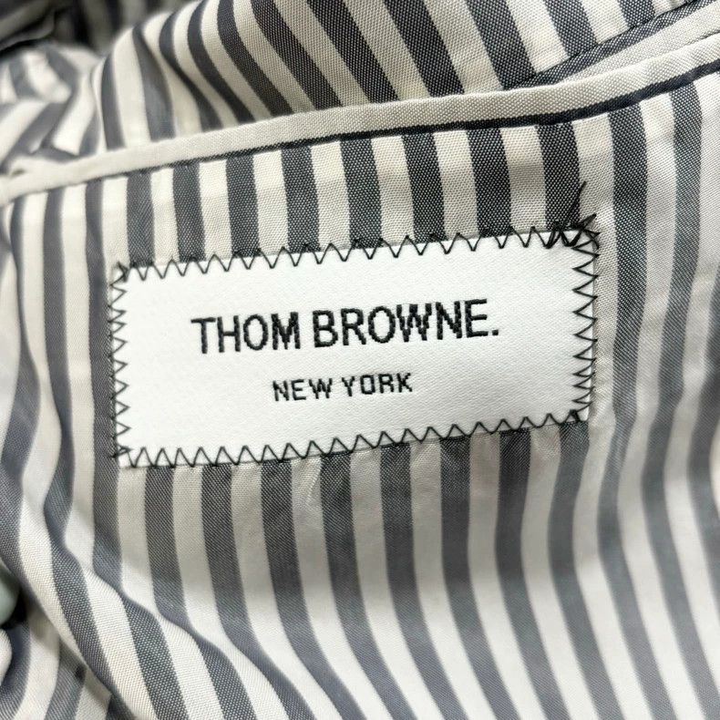 Thom Browne Thom Browne Gray Slim Fit Suit Jacket - dmc Size US XXS / EU 40 - 4 Thumbnail