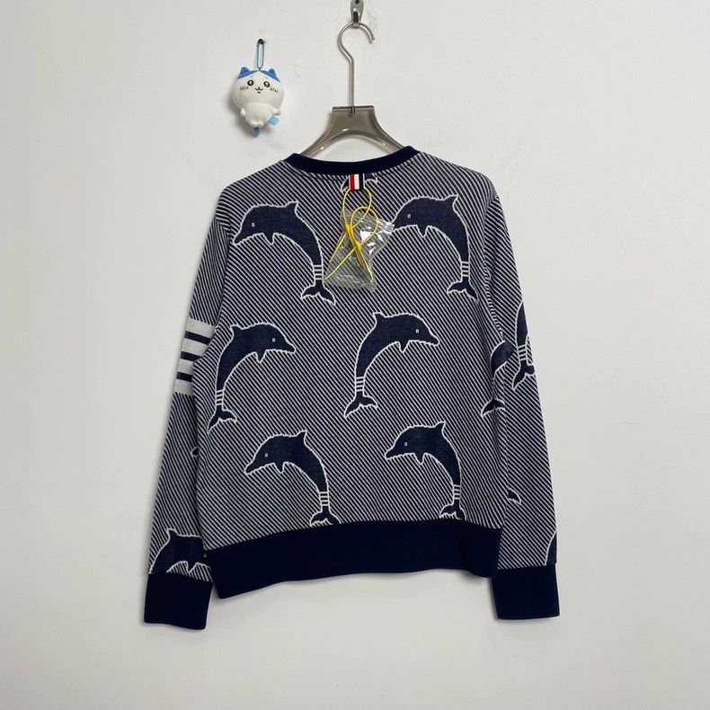 Thom Browne Thom Browne Dolphin Sweatshirt Size 2 - dmc Size US M / EU 48-50 / 2 - 3 Thumbnail