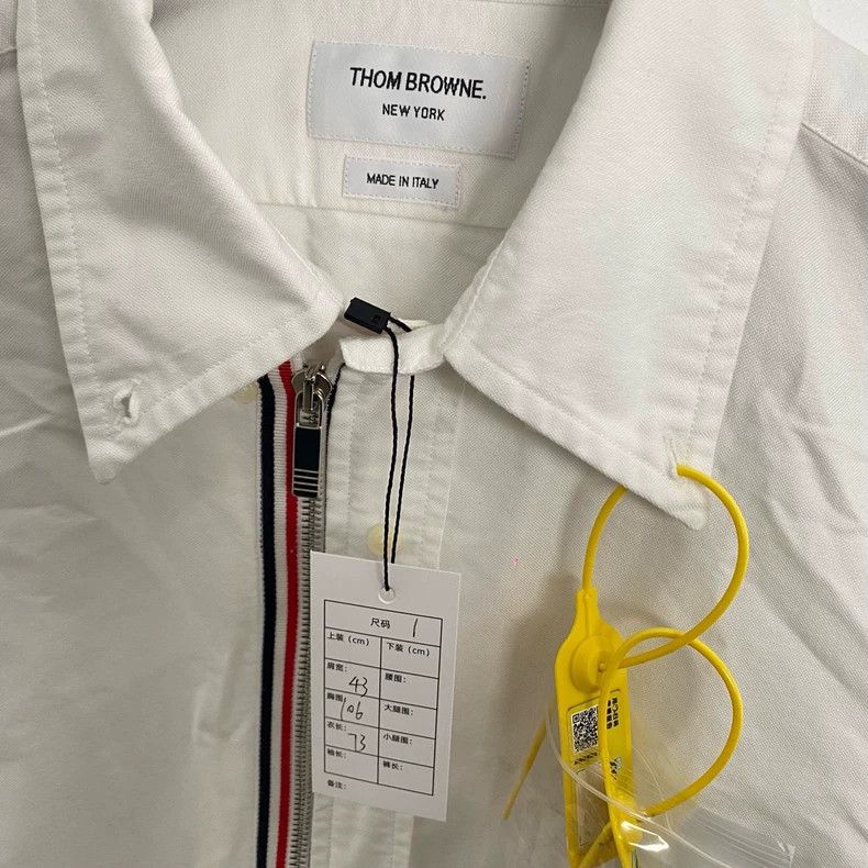 Thom Browne Thom Browne Colorful Striped Zip Shirt Jacket - dmc Size US S / EU 44-46 / 1 - 2 Thumbnail