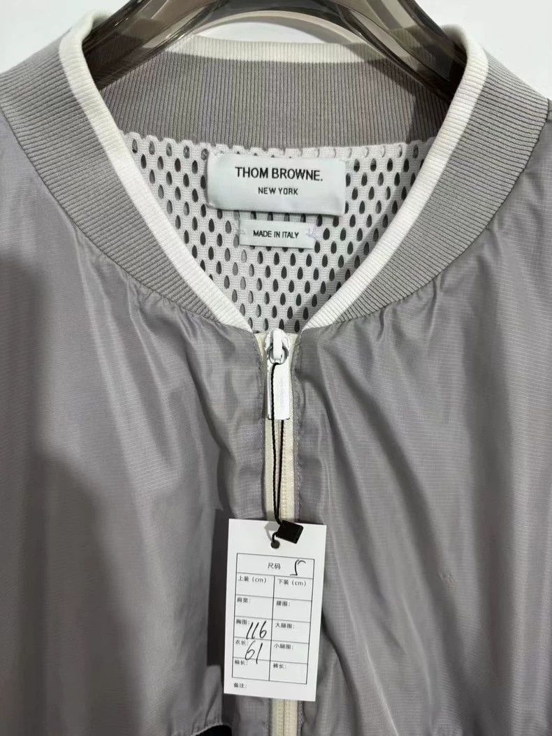 Thom Browne Thom Browne Color Block Anchor Button Jacket - dmc Size US M / EU 48-50 / 2 - 3 Thumbnail