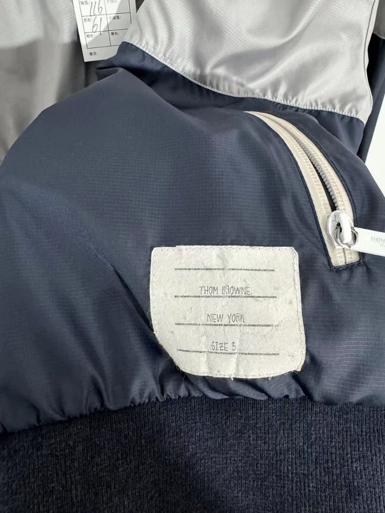 Thom Browne Thom Browne Color Block Anchor Button Jacket - dmc Size US M / EU 48-50 / 2 - 2 Thumbnail