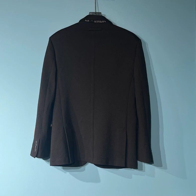 Louis Vuitton Louis Vuitton Black Suit Jacket with Logo Print - dmc Size US L / EU 52-54 / 3 - 2 Thumbnail