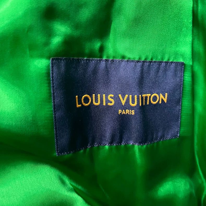 Louis Vuitton Louis Vuitton Green Embroidered Baseball Jacket - dmc Size US XXL / EU 58 / 5 - 4 Thumbnail