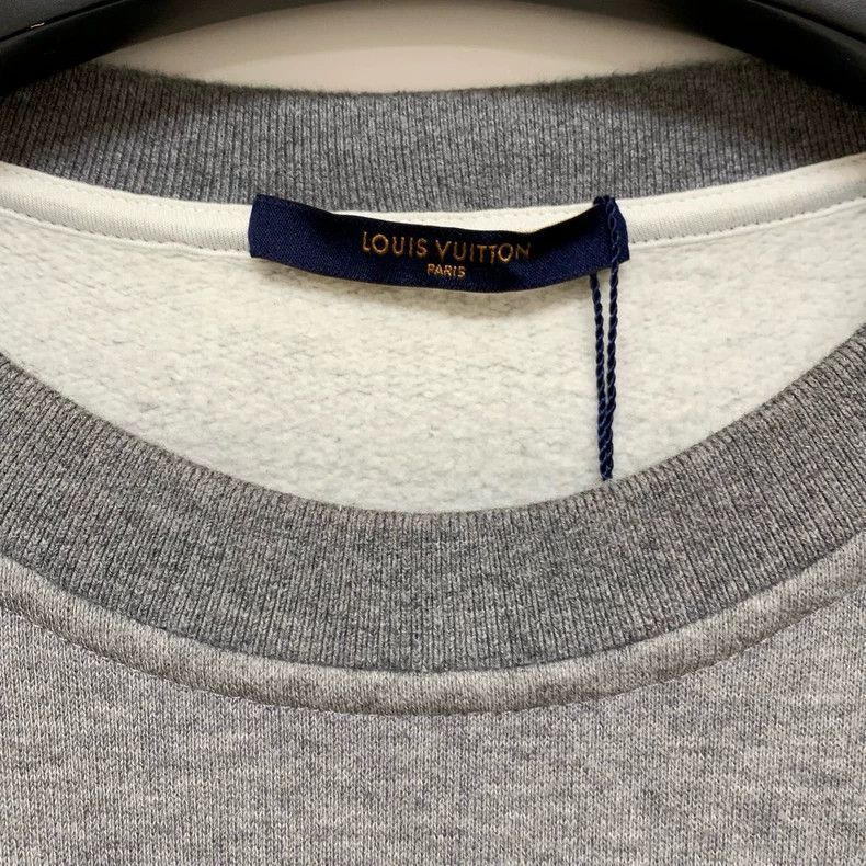 Louis Vuitton Louis Vuitton Embroidered Gray Sweatshirt - dmc Size US XL / EU 56 / 4 - 3 Thumbnail