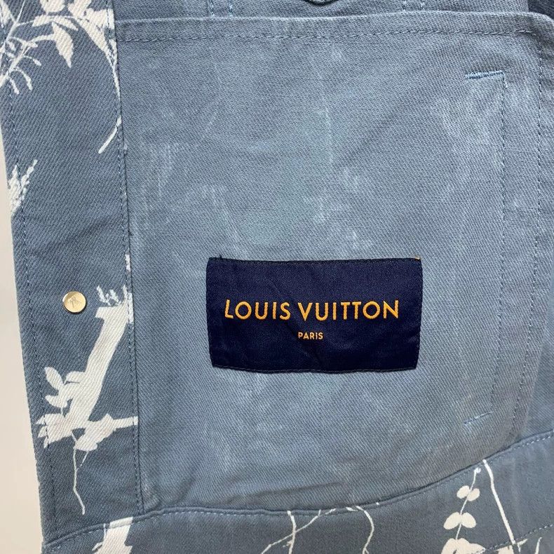 Louis Vuitton Louis Vuitton Floral Denim Jacket Size 56 - dmc Size US L / EU 52-54 / 3 - 4 Thumbnail