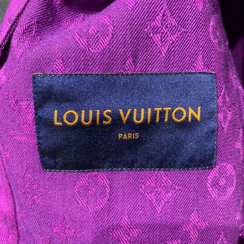Louis Vuitton Purple Louis Vuitton Denim Jacket Size 52 - dmc Size US L / EU 52-54 / 3 - 4 Thumbnail