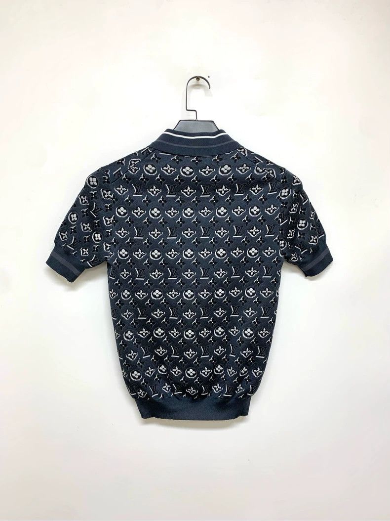 Louis Vuitton Louis Vuitton Printed Knit Short Sleeve Shirt - dmc Size US S / EU 44-46 / 1 - 4 Thumbnail