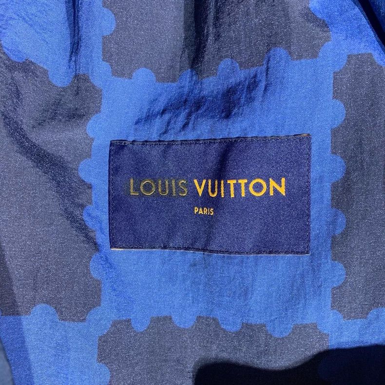 Louis Vuitton Louis Vuitton Blue Checkerboard Windbreaker Jacket - dmc Size US XXL / EU 58 / 5 - 3 Thumbnail