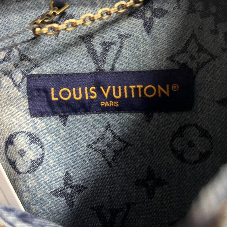 Louis Vuitton Louis Vuitton Blue Short Sleeve Shirt - dmc Size US S / EU 44-46 / 1 - 2 Thumbnail