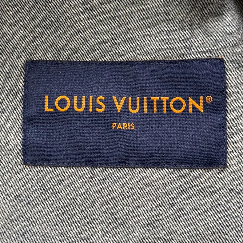 Louis Vuitton Blue Patterned Denim Jacket - dmc Size US L / EU 52-54 / 3 - 4 Thumbnail