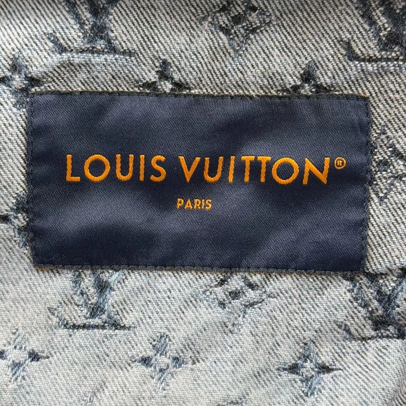Louis Vuitton Vintage Distressed Light Purple Denim Jacket - dmc Size US L / EU 52-54 / 3 - 6 Thumbnail