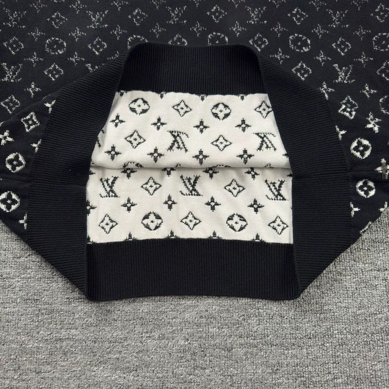 Louis Vuitton Black Gradient Pattern Knit Sweater - dmc Size US XL / EU 56 / 4 - 3 Thumbnail