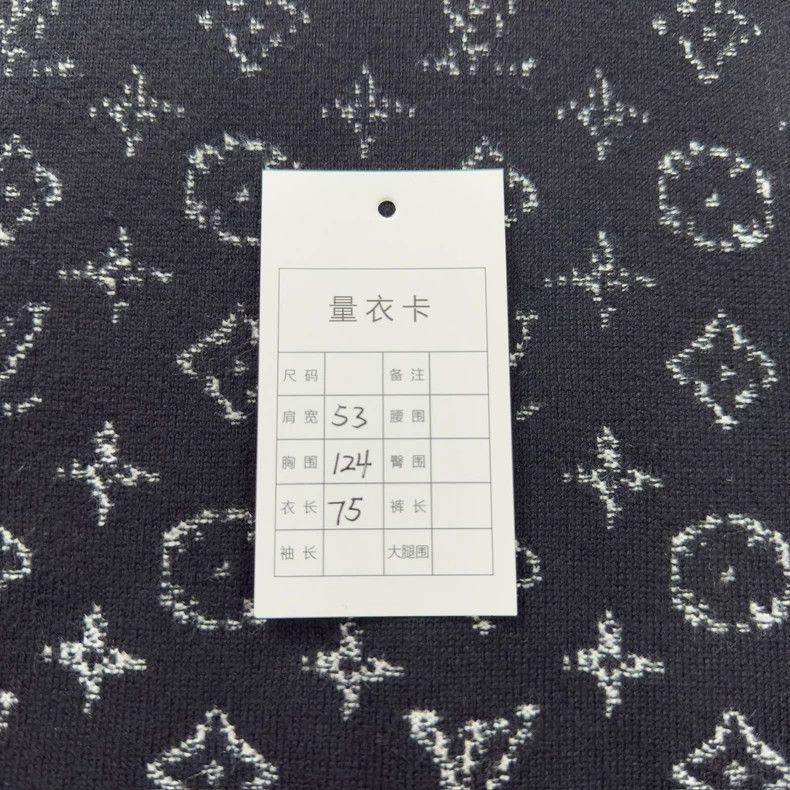 Louis Vuitton Black Gradient Pattern Knit Sweater - dmc Size US XL / EU 56 / 4 - 5 Thumbnail
