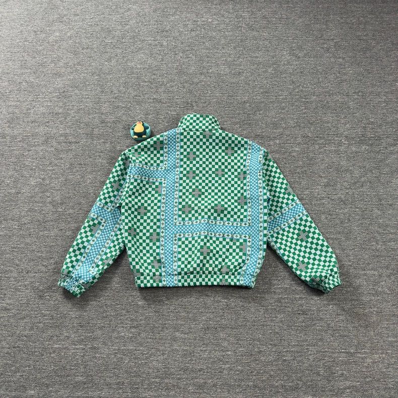Louis Vuitton Green Checkered Print Jacket - dmc Size US L / EU 52-54 / 3 - 8 Thumbnail