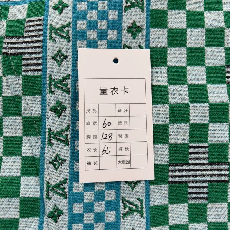 Louis Vuitton Green Checkered Print Jacket - dmc Size US L / EU 52-54 / 3 - 3 Thumbnail