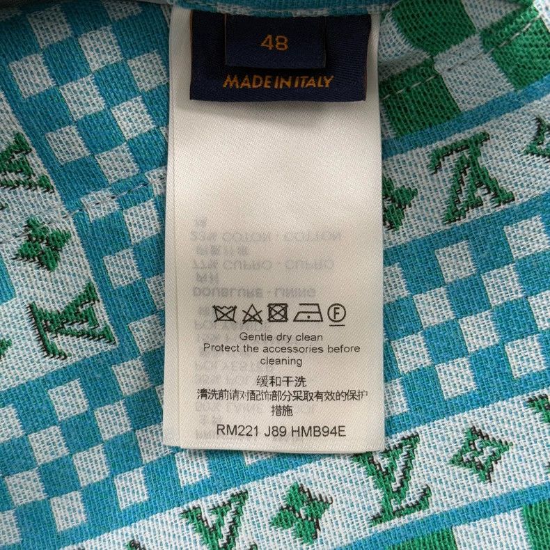 Louis Vuitton Green Checkered Print Jacket - dmc Size US L / EU 52-54 / 3 - 7 Thumbnail