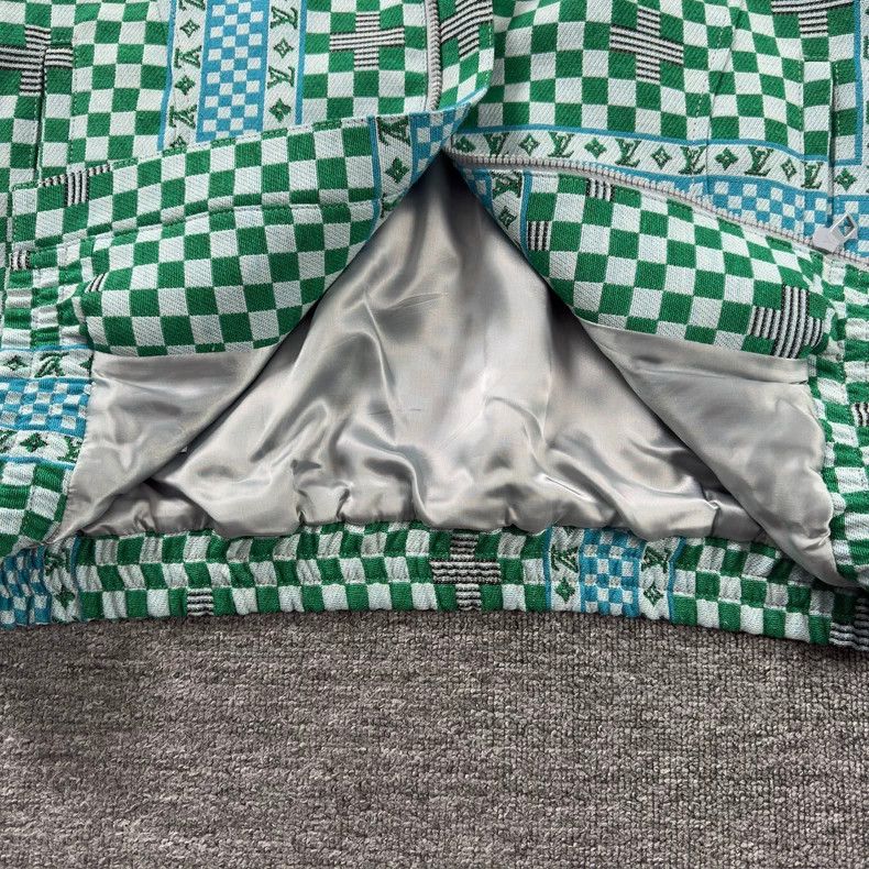 Louis Vuitton Green Checkered Print Jacket - dmc Size US L / EU 52-54 / 3 - 5 Thumbnail