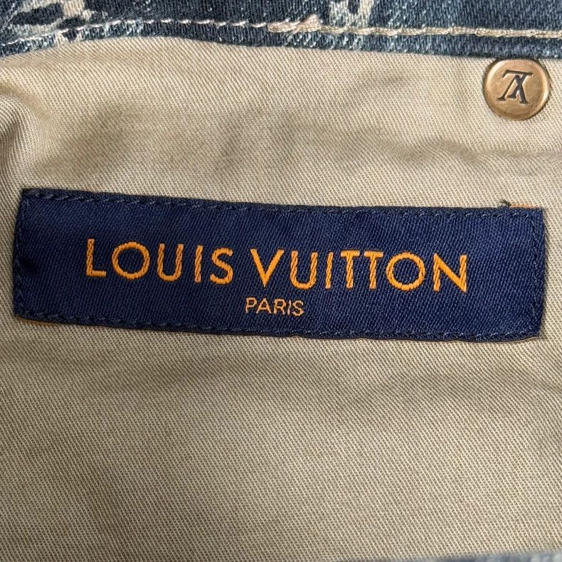 Louis Vuitton Floral Patchwork Denim Pants - dmc Size US 32 / EU 48 - 3 Thumbnail