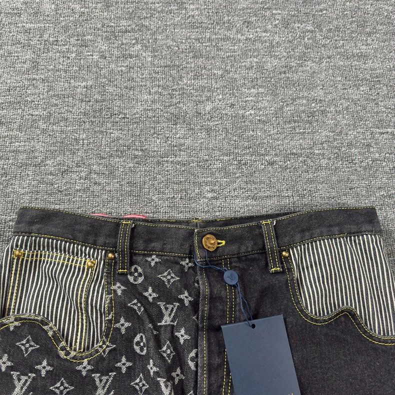 Louis Vuitton New Nigo2 Collaboration Printed Denim Pants - dmc Size US 32 / EU 48 - 2 Thumbnail