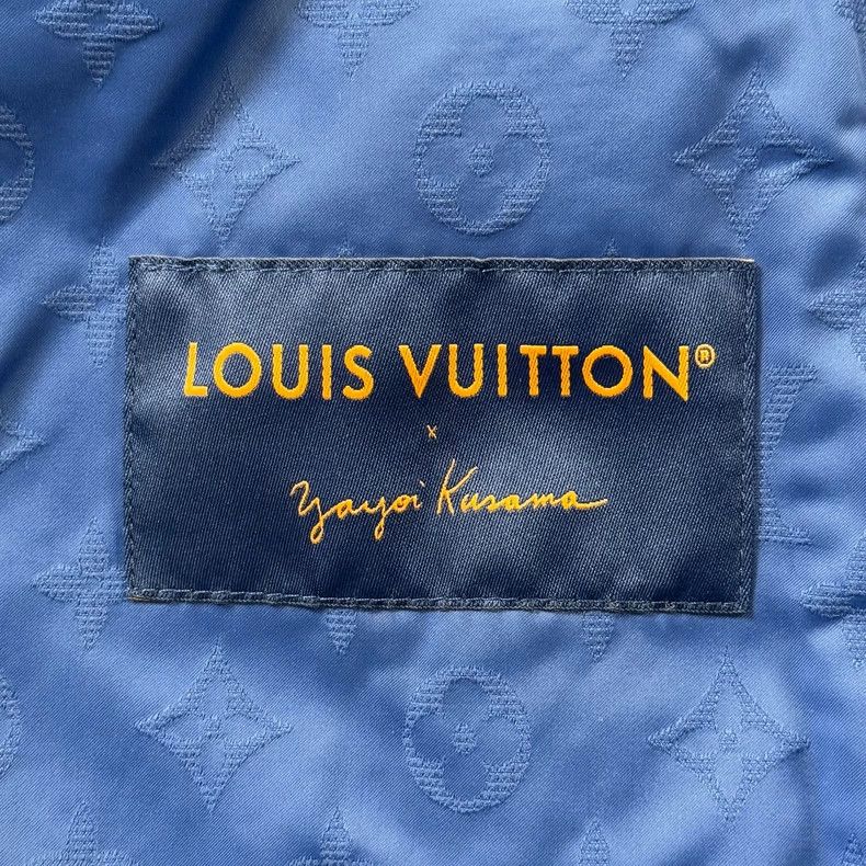 Louis Vuitton Blue Jacket with Floral Pattern and Hood - dmc Size US L / EU 52-54 / 3 - 6 Thumbnail