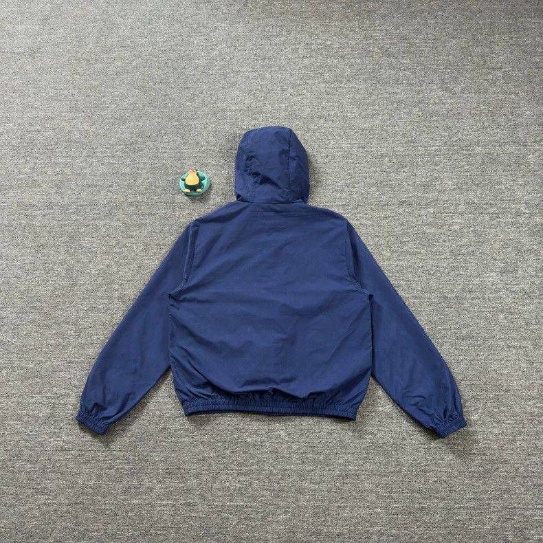 Louis Vuitton Blue Jacket with Floral Pattern and Hood - dmc Size US L / EU 52-54 / 3 - 8 Thumbnail