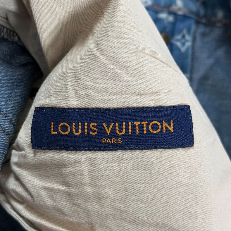 Louis Vuitton Floral Patchwork Denim Pants - dmc Size US 34 / EU 50 - 3 Thumbnail