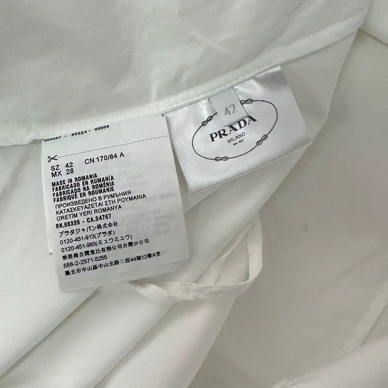 Prada Prada White Long Sleeve Sun Protection Shirt - dmc Size US M / EU 48-50 / 2 - 4 Thumbnail