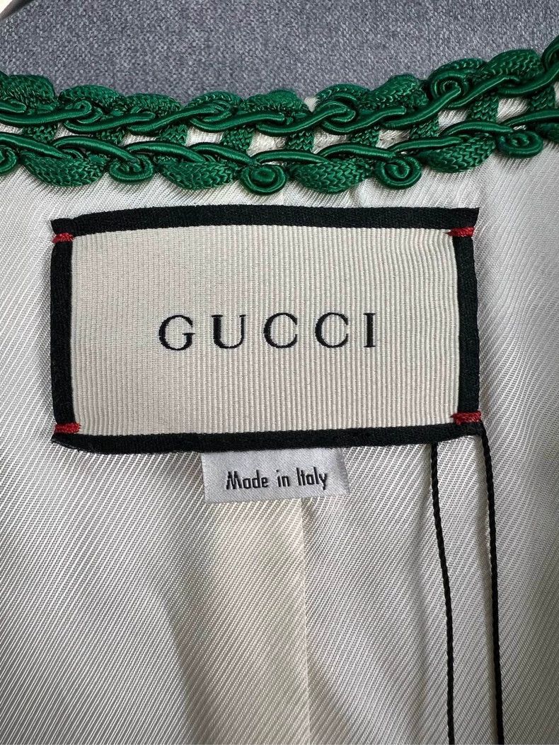 Gucci Gucci Red Green Tweed Cardigan Sweater - dmc Size US M / EU 48-50 / 2 - 3 Thumbnail