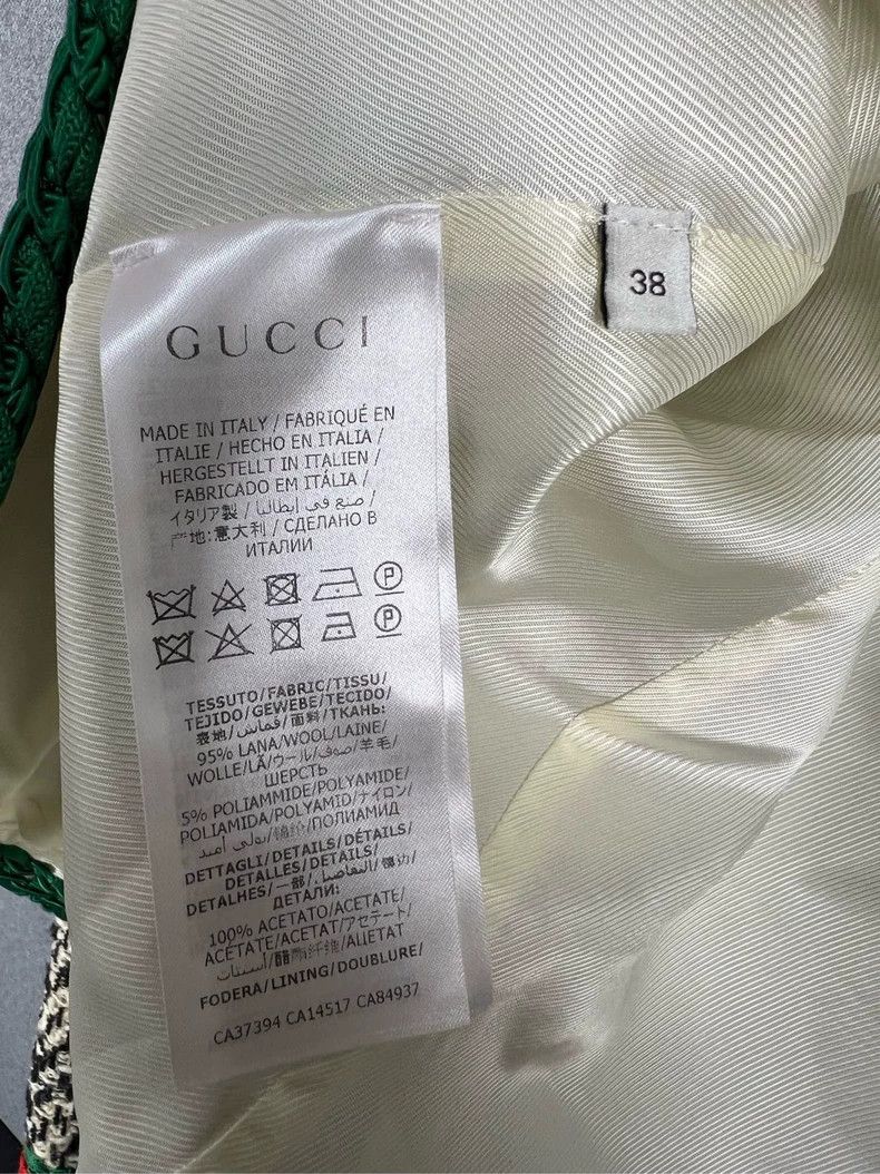 Gucci Gucci Red Green Tweed Cardigan Sweater - dmc Size US M / EU 48-50 / 2 - 4 Thumbnail