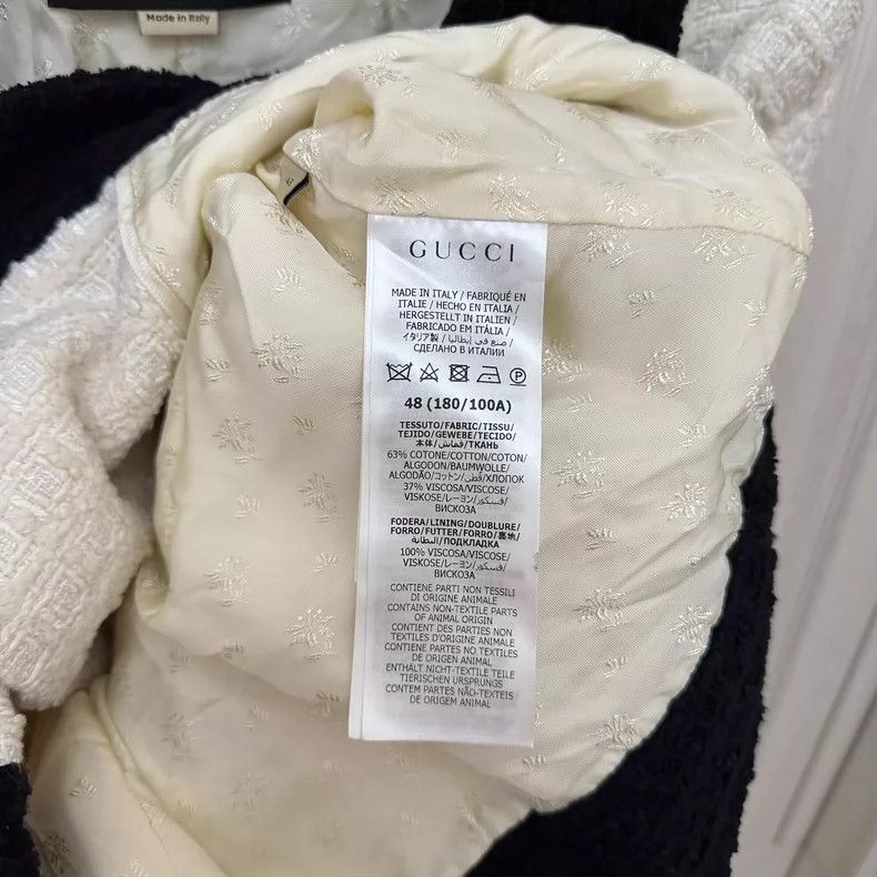 Gucci Gucci Woven Jacket with Black Accent - dmc Size US L / EU 52-54 / 3 - 3 Thumbnail