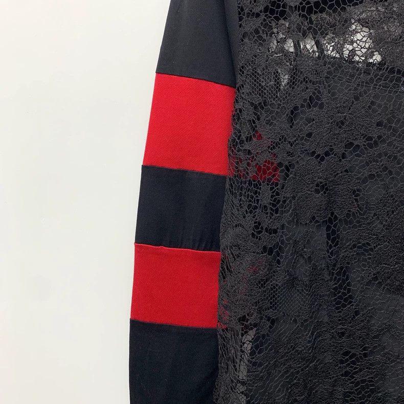 Prada Prada Color Block Lace Silk Long Sleeve Dress - dmc Size US XS / EU 42 / 0 - 4 Thumbnail