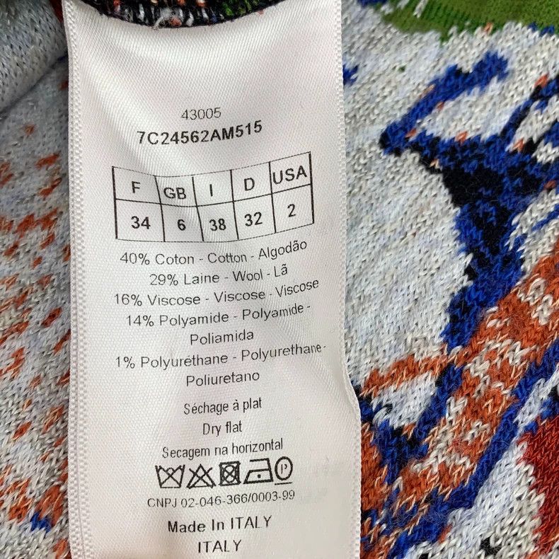Dior Christian Dior Multicolor Long Sleeve Sweater - dmc Size US XXS / EU 40 - 6 Thumbnail