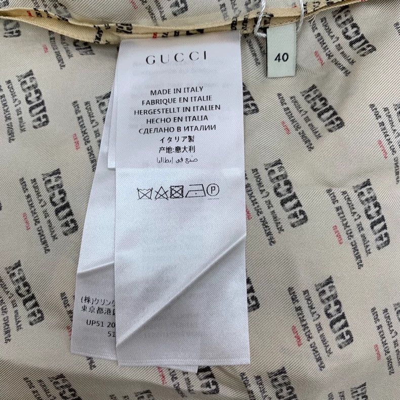 Gucci Gucci Yellow Logo Print Short Sleeve Shirt - dmc Size US M / EU 48-50 / 2 - 6 Thumbnail