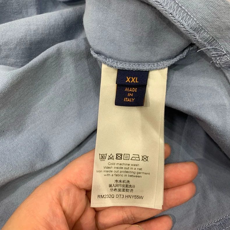 Louis Vuitton Short Sleeve Shirt in Haze Blue Color - dmc Size US XXL / EU 58 / 5 - 7 Thumbnail