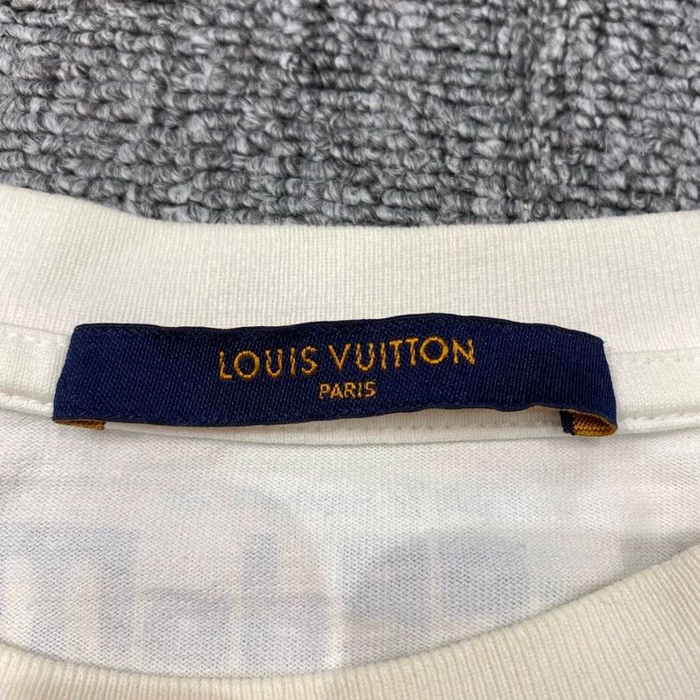 Louis Vuitton White Logo Print Short Sleeve Shirt - dmc Size US S / EU 44-46 / 1 - 4 Thumbnail