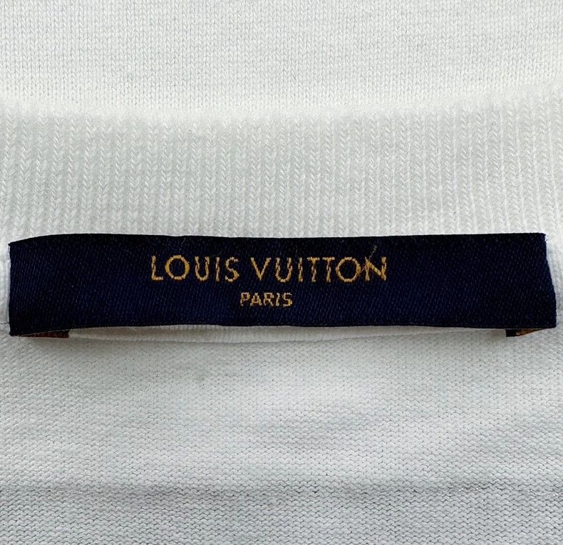 Louis Vuitton Louis Vuitton White Short Sleeve Embroidered Tee - dmc Size US S / EU 44-46 / 1 - 4 Thumbnail