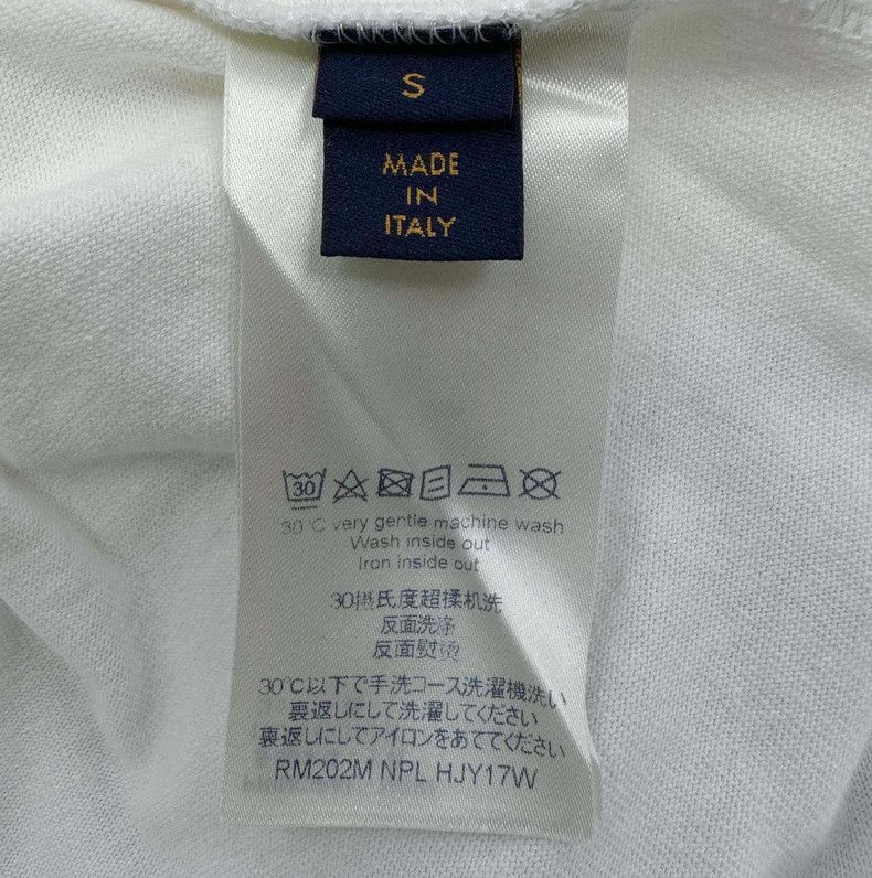 Louis Vuitton Louis Vuitton White Short Sleeve Embroidered Tee - dmc Size US S / EU 44-46 / 1 - 6 Thumbnail