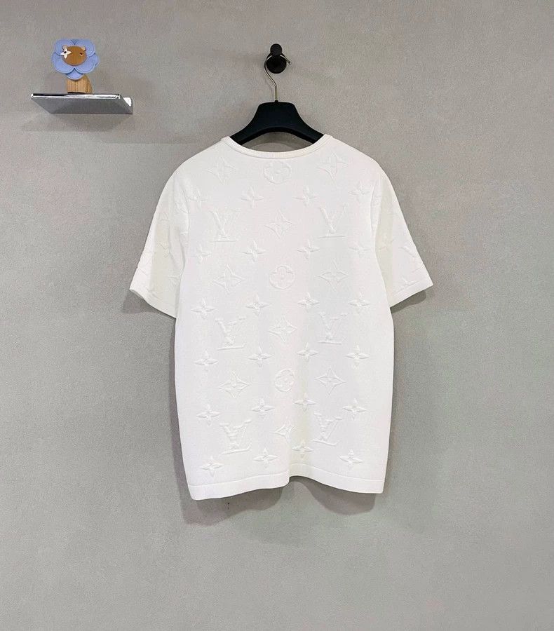 Louis Vuitton White Short Sleeve Printed T-Shirt Size L - dmc Size US L / EU 52-54 / 3 - 2 Thumbnail