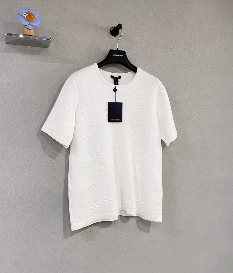 Louis Vuitton White Short Sleeve Printed T-Shirt Size L - dmc Size US L / EU 52-54 / 3 - 4 Thumbnail