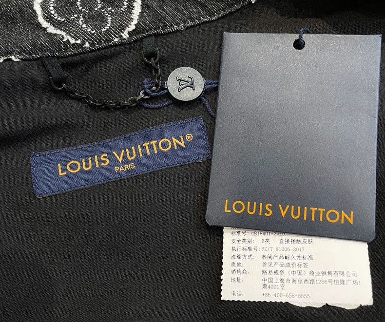 Louis Vuitton Black Printed Denim Short Sleeve Shirt - dmc Size US S / EU 44-46 / 1 - 5 Thumbnail