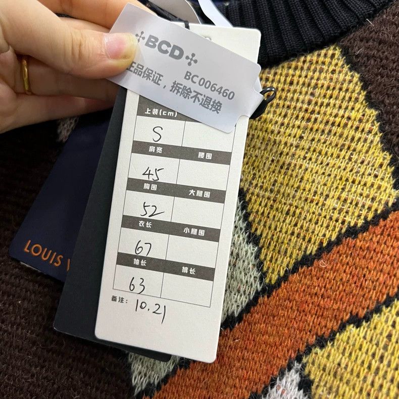 Louis Vuitton Louis Vuitton Colorful Knit Pullover Sweater - dmc Size US S / EU 44-46 / 1 - 7 Thumbnail