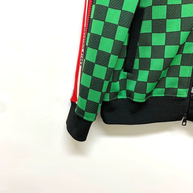 Louis Vuitton Louis Vuitton Checkered Jacket with Red Stripes - dmc Size US XXL / EU 58 / 5 - 5 Thumbnail
