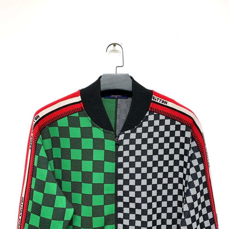 Louis Vuitton Louis Vuitton Checkered Jacket with Red Stripes - dmc Size US XXL / EU 58 / 5 - 3 Thumbnail