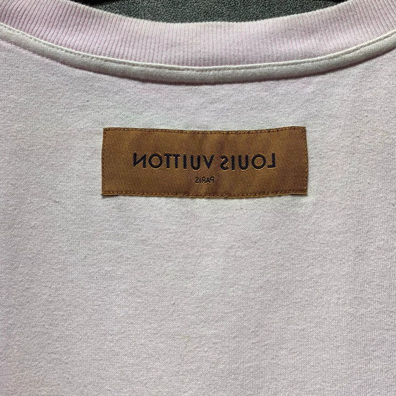 Louis Vuitton LV Pink Logo Short Sleeve T-Shirt - dmc Size US S / EU 44-46 / 1 - 6 Thumbnail