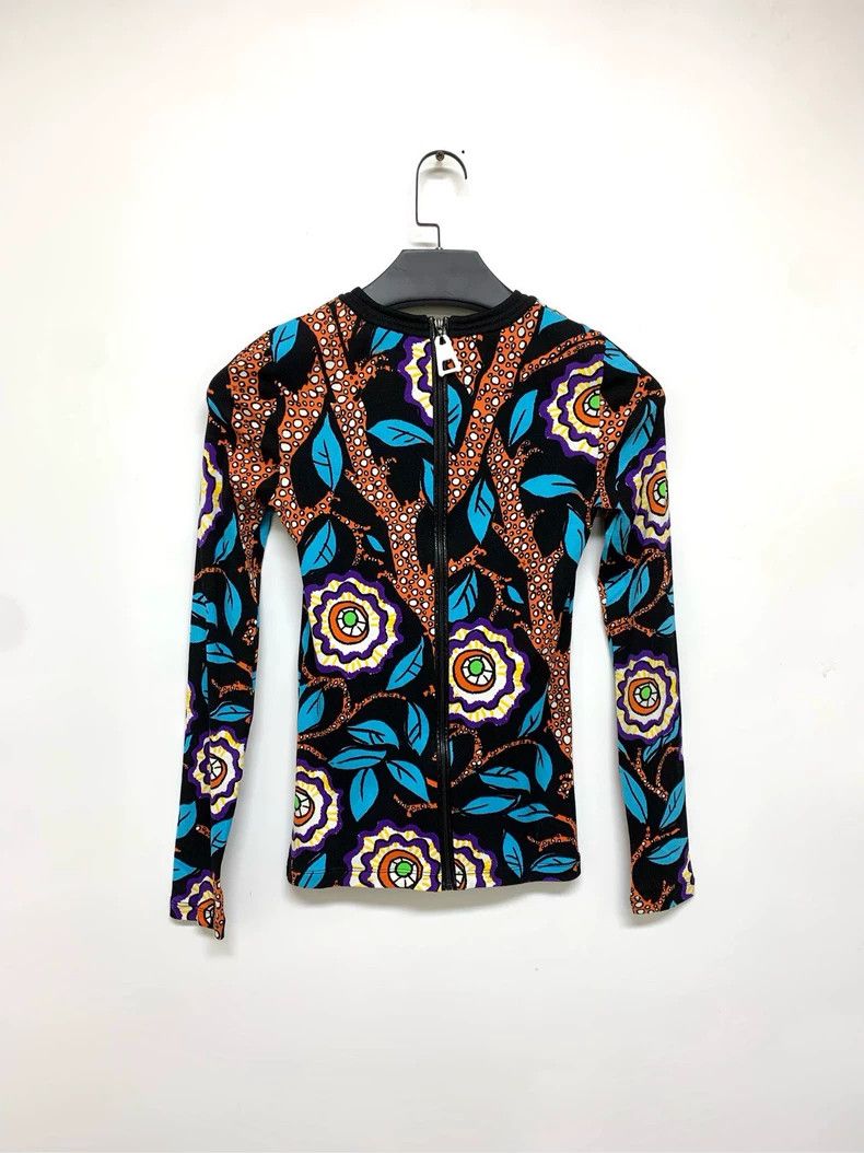 Louis Vuitton LV Knit Base Layer Top with Floral Pattern - dmc Size US XS / EU 42 / 0 - 2 Thumbnail