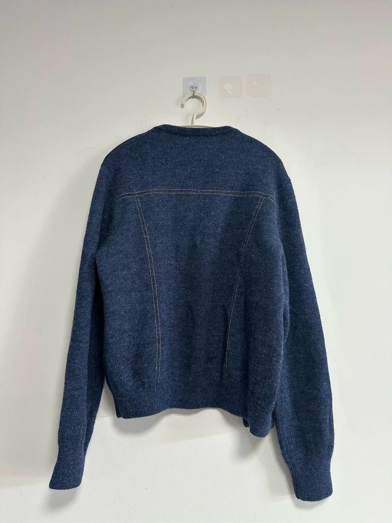 Louis Vuitton New Blue Cardigan Wool Sweater - dmc Size US L / EU 52-54 / 3 - 2 Thumbnail