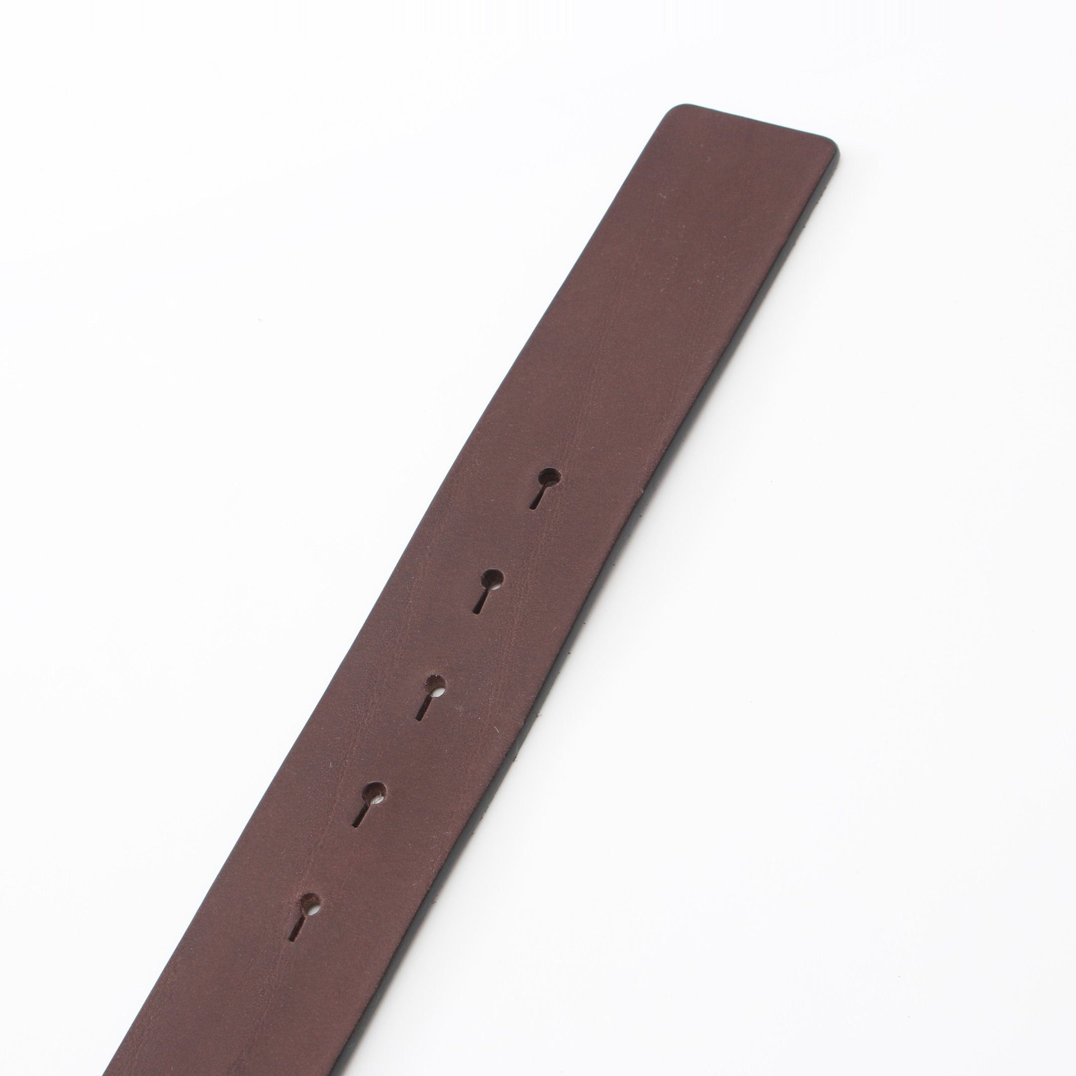 Loewe Loewe Chunky Anagram Belt Leather Dark Brown Size ONE SIZE - 3 Thumbnail