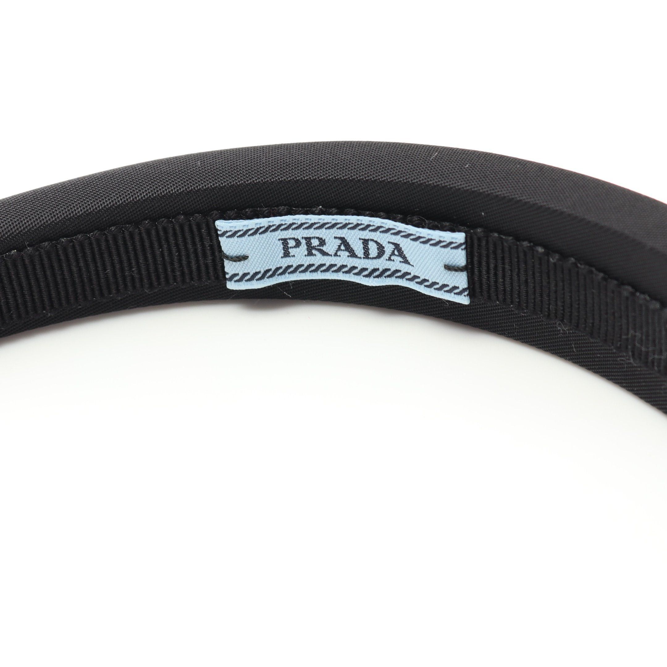 Prada Prada Re-Nylon Headband Nylon Black Size ONE SIZE - 3 Thumbnail