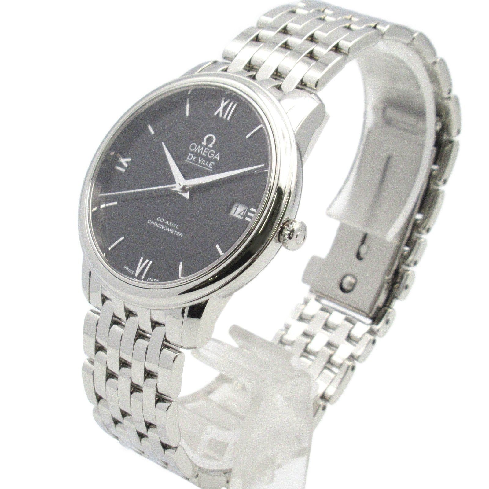 Omega Omega De Ville Prestige Mens Watch Automatic Winding Stainless Steel Black Size ONE SIZE - 2 Thumbnail